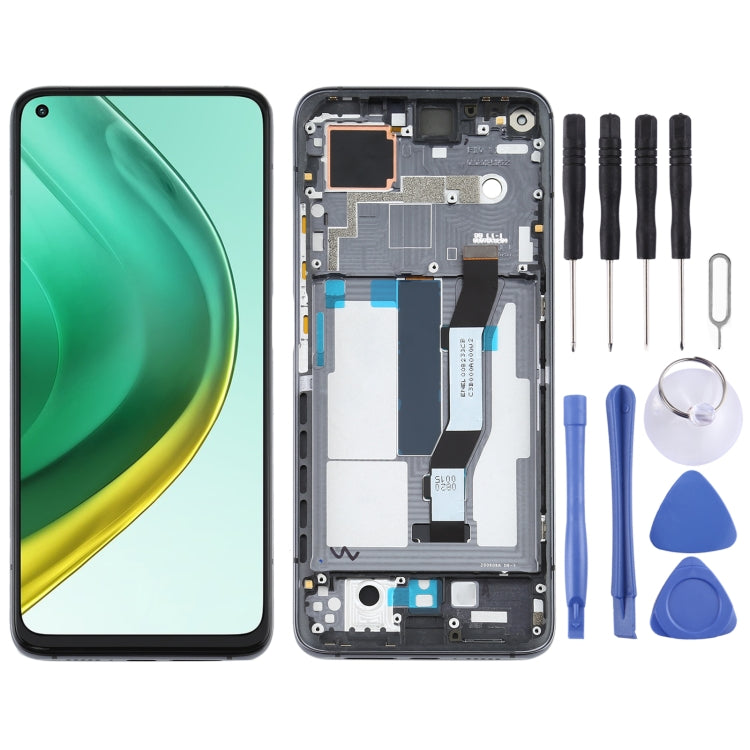 LCD Screen and Digitizer Full Assembly With Frame for Xiaomi Mi 10T Pro 5G / Mi 10T 5G / Redmi K30S M2007J3SC M2007J3SY (Black) - free shipping - PMC TechLife - Order now!