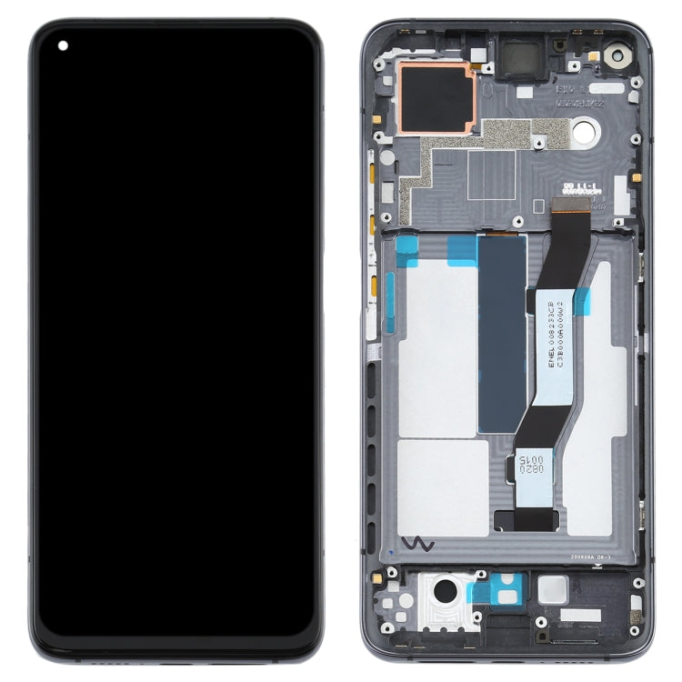 LCD Screen and Digitizer Full Assembly With Frame for Xiaomi Mi 10T Pro 5G / Mi 10T 5G / Redmi K30S M2007J3SC M2007J3SY (Black) - free shipping - PMC TechLife - Order now!