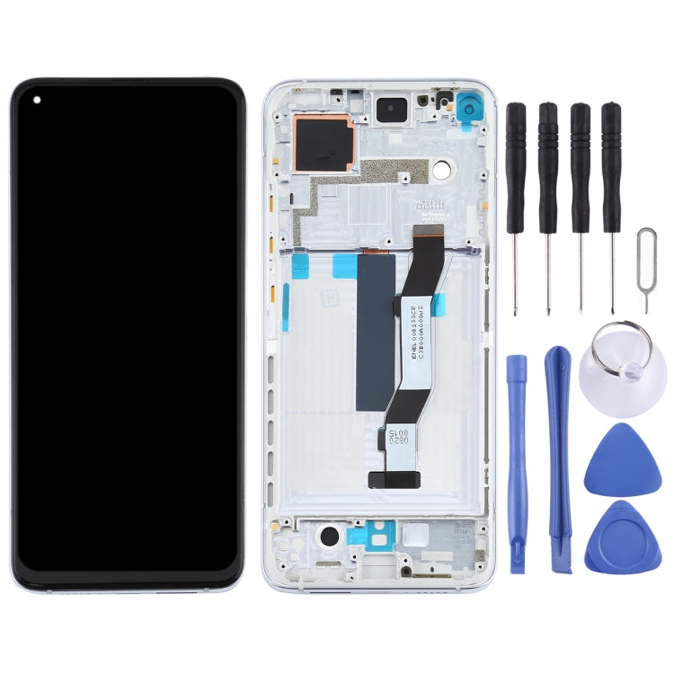 LCD Screen and Digitizer Full Assembly With Frame for Xiaomi Mi 10T Pro 5G / Mi 10T 5G / Redmi K30S M2007J3SC M2007J3SY(Silver) - free shipping - PMC TechLife - Order now!