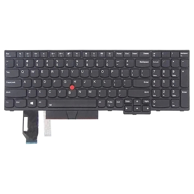 US Version Keyboard for Lenovo Thinkpad E580 E585 E590 E595 T590 P53S L580 L590 P52 P72 P53 P73 (Black) - Replacement Keyboards by PMC TechLife | Online Shopping South Africa | PMC TechLife