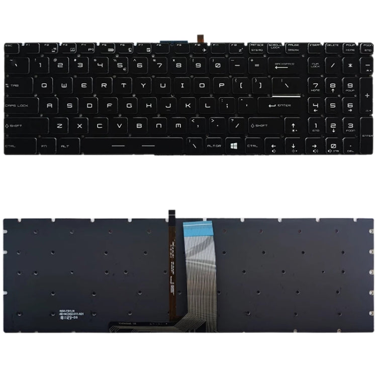 US Version Keyboard with Backlight for MSI GT62 GT72 GE62 GE72 GS60 GS70 GL62 GL72 GP62 GT72S GP72 GL63 GL73 (White) - Replacement Keyboards by PMC TechLife | Online Shopping South Africa | PMC TechLife