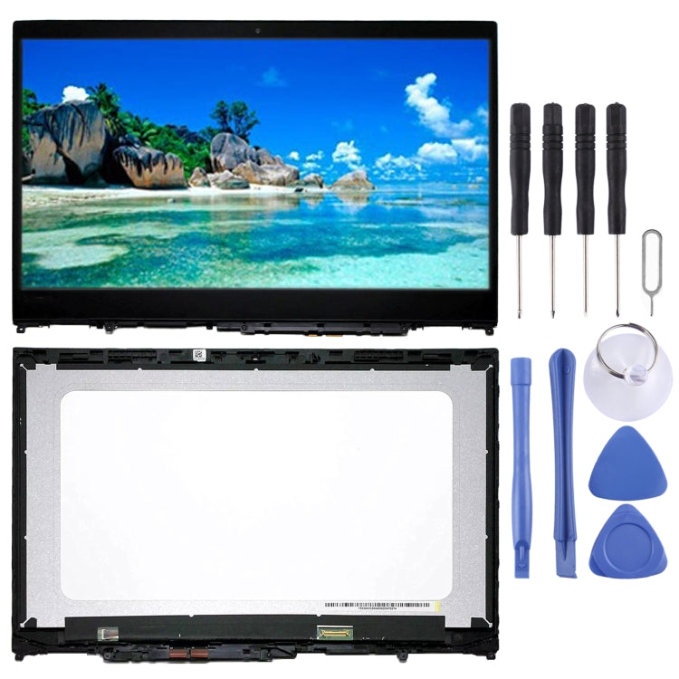 1920 x 1080 FHD OEM LCD Screen for Lenovo IdeaPad Flex 5-15 / Yoga 520 Digitizer Full Assembly with Frame (Black) - free shipping - PMC TechLife - Order now!