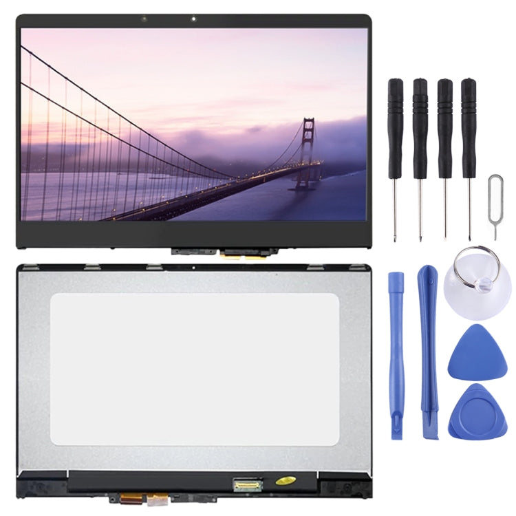 1920 x 1080 FHD OEM LCD Screen for Lenovo YOGA 710-14ISKIKB 5D10M14182 Digitizer Full Assembly with Frame (Black) - free shipping - PMC TechLife - Order now!