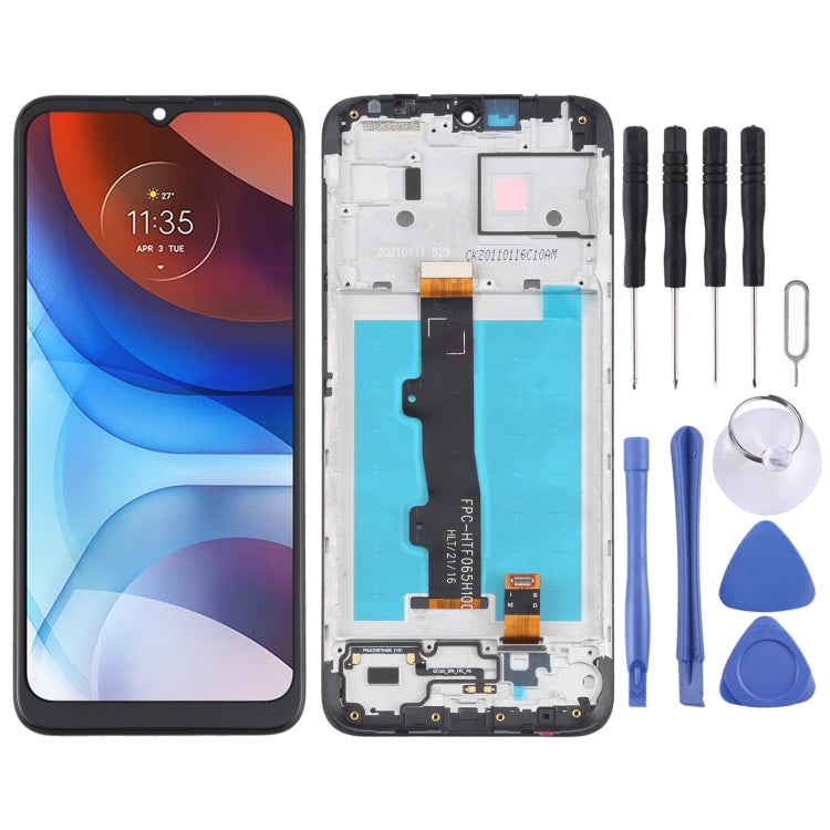 TFT LCD Screen for Motorola Moto E7 Power PAMH0001IN PAMH0010IN PAMH0019IN Digitizer Full Assembly with Frame (Black) - free shipping - PMC TechLife - Order now!