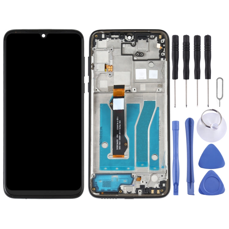TFT LCD Screen for Motorola Moto G8 Plus XT2019 XT2019-2 Digitizer Full Assembly with Frame (Black) - free shipping - PMC TechLife - Order now!