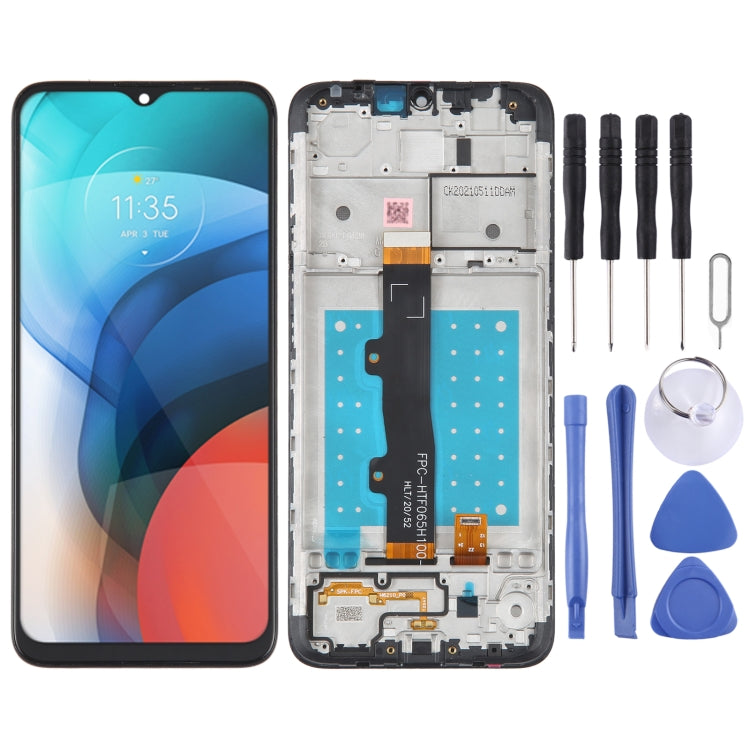 LCD Screen and Digitizer Full Assembly with Frame for Motorola Moto E7(Black) - free shipping - PMC TechLife - Order now!