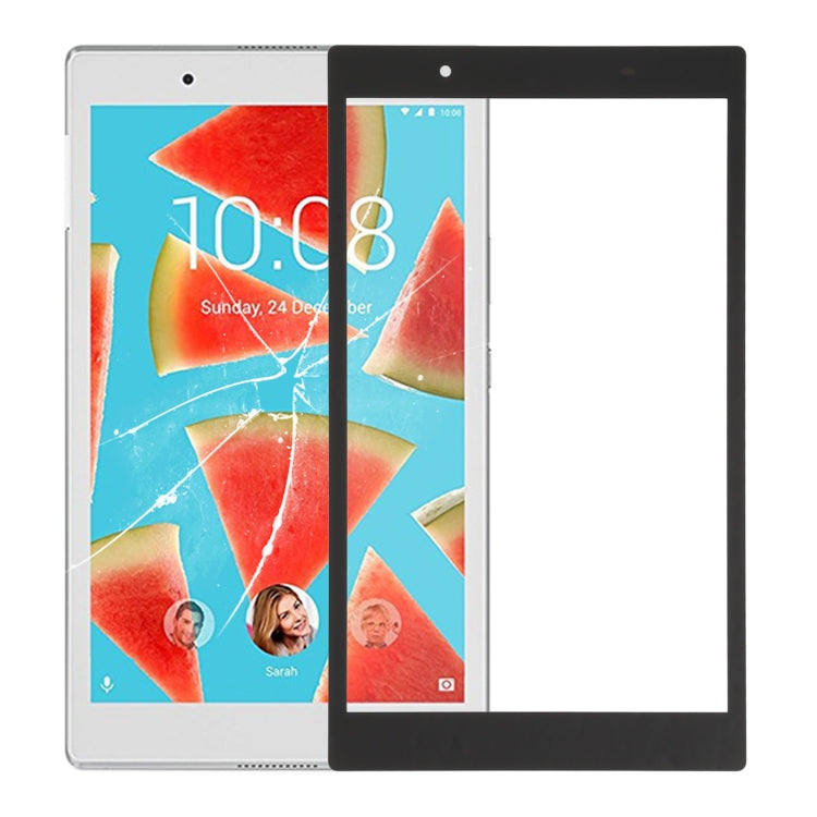 Front Screen Outer Glass Lens for Lenovo Tab 4 / TB-8504F / TB-8504X(Black) - free shipping - PMC TechLife - Order now!