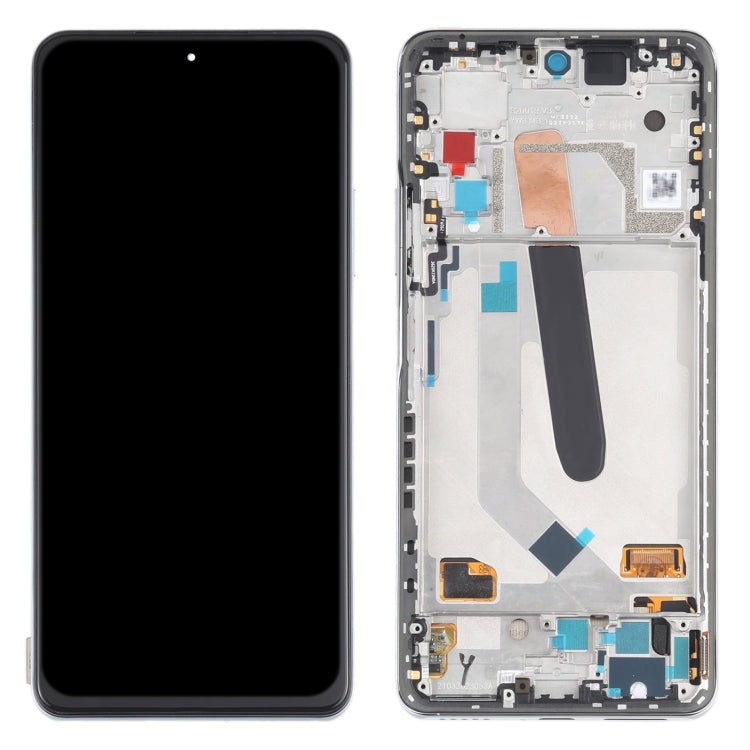 AMOLED Material Original LCD Screen and Digitizer Full Assembly With Frame for Xiaomi Redmi K40 / Redmi K40 Pro / Redmi K40 Pro+ / Mi 11i / Poco F3 / M2012K11AC M2012K11C M2012K11AG M2012K11G(Silver) - free shipping - PMC TechLife - Order now!