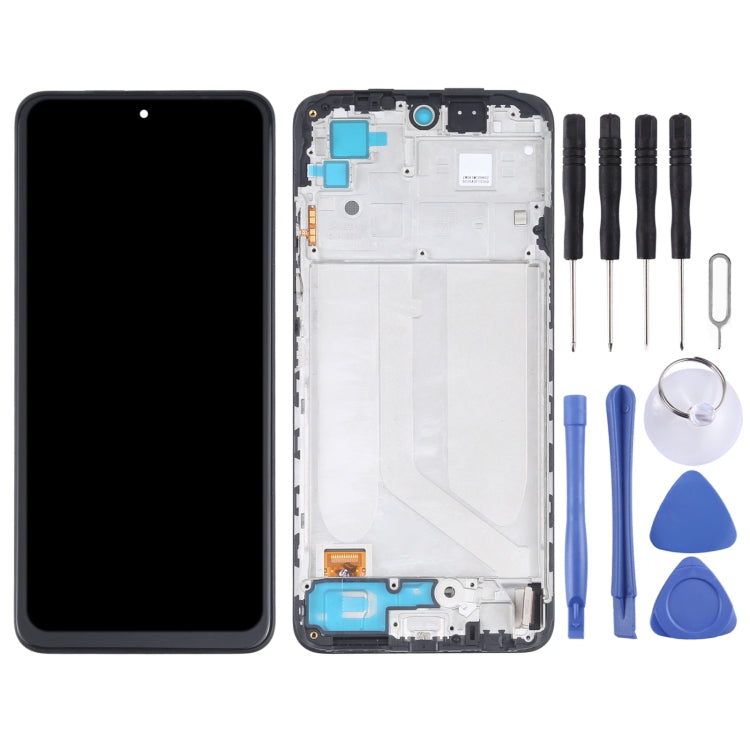 OLED Material LCD Screen and Digitizer Full Assembly With Frame for Xiaomi Redmi Note 10 4G / Redmi Note 10s 4G / Redmi Note 11 SE India / Poco M5s  M2101K7AI M2101K7AG M2101K7BG M2101K7BI M2101K7BNY - free shipping - PMC TechLife - Order now!