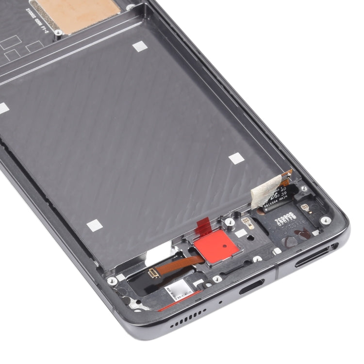 Original AMOLED Material LCD Screen and Digitizer Full Assembly With Frame for Xiaomi Mi 11 Ultra / Mi 11 Pro M2102K1G M2102K1C M2102K1AC(Black) - free shipping - PMC TechLife - Order now!