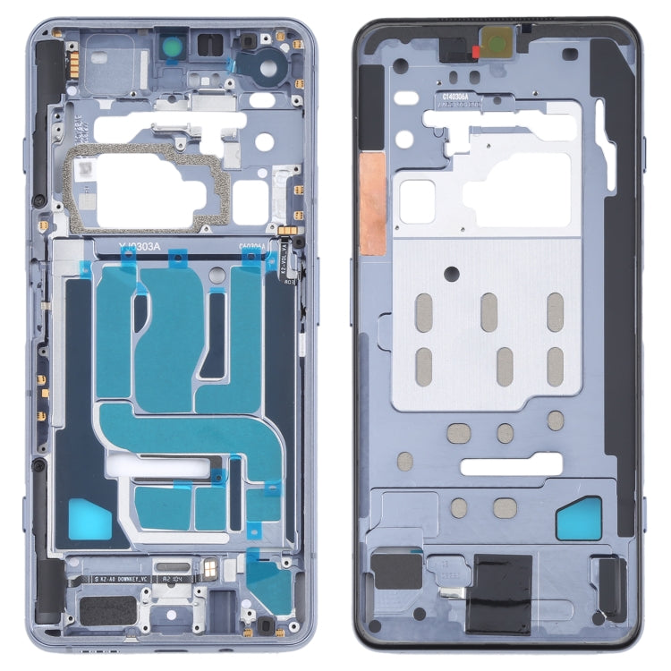 Original Front Housing LCD Frame Bezel Plate for Xiaomi Black Shark 4 / Black Shark 4 Pro SHARK PRS-H0, SHARK PRS-A0 (Silver) - LCD Related Parts by PMC TechLife | Online Shopping South Africa | PMC TechLife