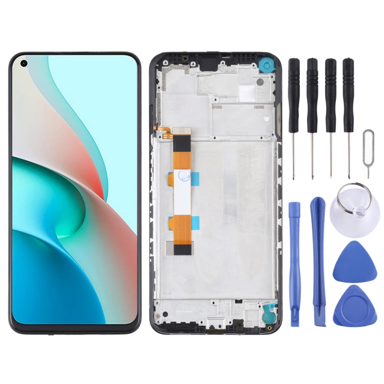 Original LCD Screen and Digitizer Full Assembly With Frame for Xiaomi Redmi Note 9 5G / Redmi Note 9T 5G M2007J22C - free shipping - PMC TechLife - Order now!