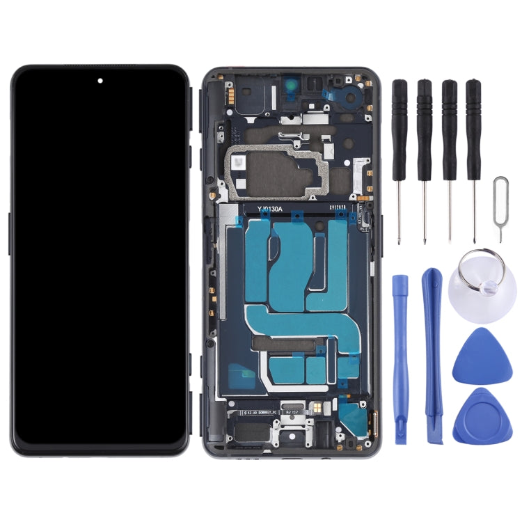 Original LCD Screen and Digitizer Full Assembly With Frame for Xiaomi Black Shark 4 / Black Shark 4 Pro SHARK PRS-H0, SHARK PRS-A0(Black) - free shipping - PMC TechLife - Order now!