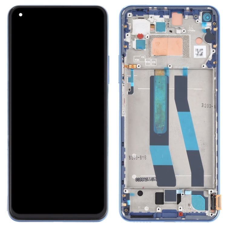 Original LCD Screen for Xiaomi Mi 11 Lite 4G/11 Lite 5G NE M2101K9AG M2101K9AIDigitizer Full Assembly with Frame (Blue) - free shipping - PMC TechLife - Order now!