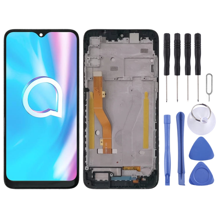 LCD Screen and Digitizer Full Assembly With Frame for Alcatel 1SE 2020 OT5030 5030 5030D 5030F(Black) - free shipping - PMC TechLife - Order now!