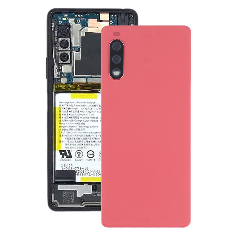 Battery Back Cover for Sony Xperia 10 III(Red) - Back Cover by PMC TechLife | Online Shopping South Africa | PMC TechLife