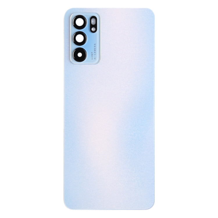 For OPPO Reno6 5G PEQM00, CPH2251 Original Battery Back Cover (Blue) - Back Cover by PMC TechLife | Online Shopping South Africa | PMC TechLife