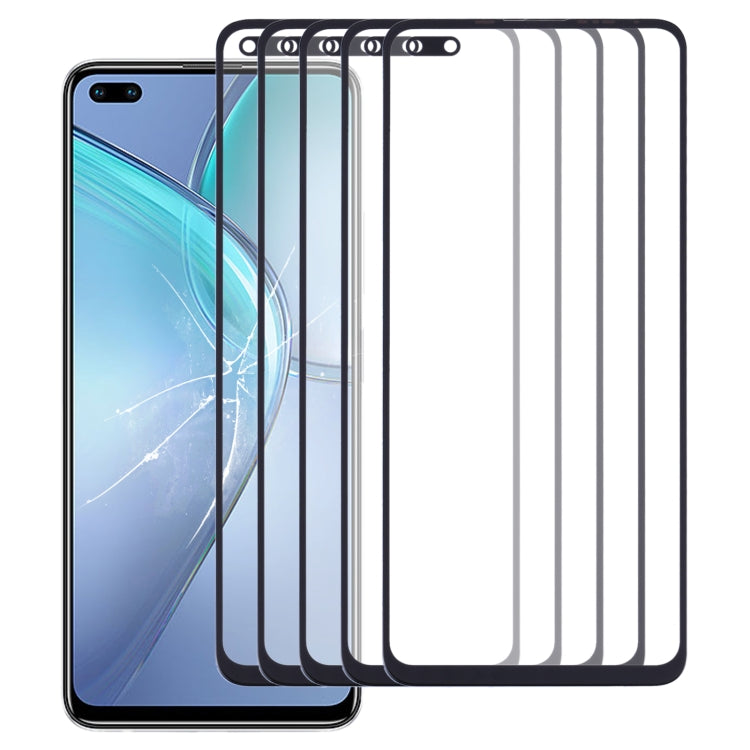 For Infinix Zero 8 / Zero 8i X687, X687B 5pcs Front Screen Outer Glass Lens - free shipping - PMC TechLife - Order now!