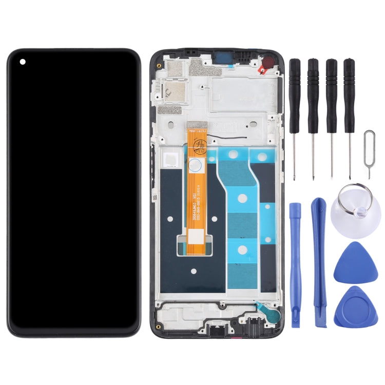 LCD Screen and Digitizer Full Assembly with Frame for OPPO Realme 6i (India) / Realme 6s / Realme Narzo RMX2002 - free shipping - PMC TechLife - Order now!