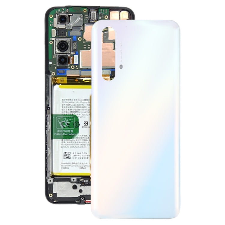 For OPPO Realme X3 / Realme X3 SuperZoom / Realme X50 5G (China) Battery Back Cover (White) - Back Cover by PMC TechLife | Online Shopping South Africa | PMC TechLife
