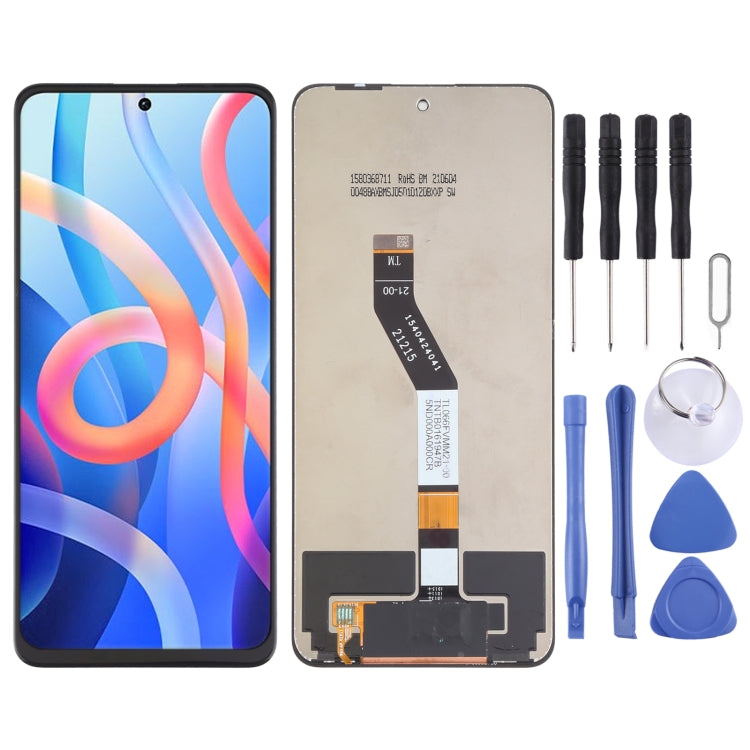 IPS Material Original LCD Screen and Digitizer Full Assembly for Xiaomi Redmi Note 11 China 5G/ Poco M4 Pro 5G / Redmi Note 11T 5G 21091116AG / Redmi Note 11S 5G - free shipping - PMC TechLife - Order now!
