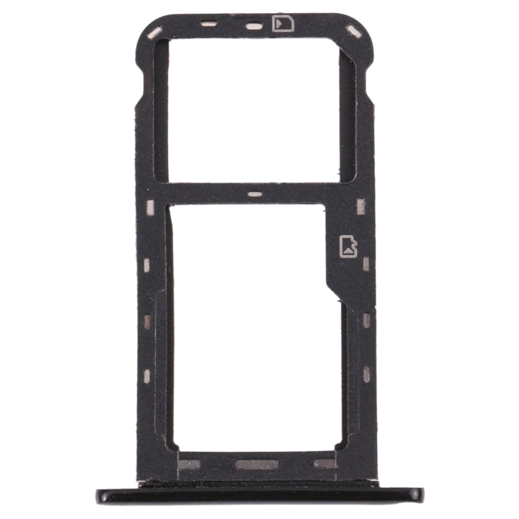 SIM Card Tray + Micro SD Card Tray for ZTE Blade A7 2019 (Black) - free shipping - PMC TechLife - Order now!