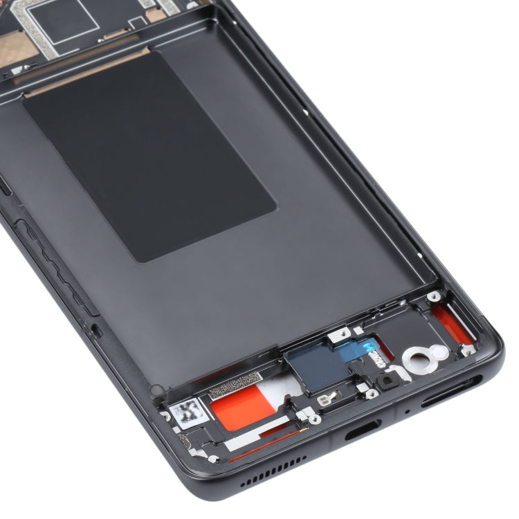 Original Front Housing LCD Frame Bezel Plate for Xiaomi 12 Pro / 12 Dimensity / 12S Pro(Black) - Frame Bezel Plate by PMC TechLife | Online Shopping South Africa | PMC TechLife