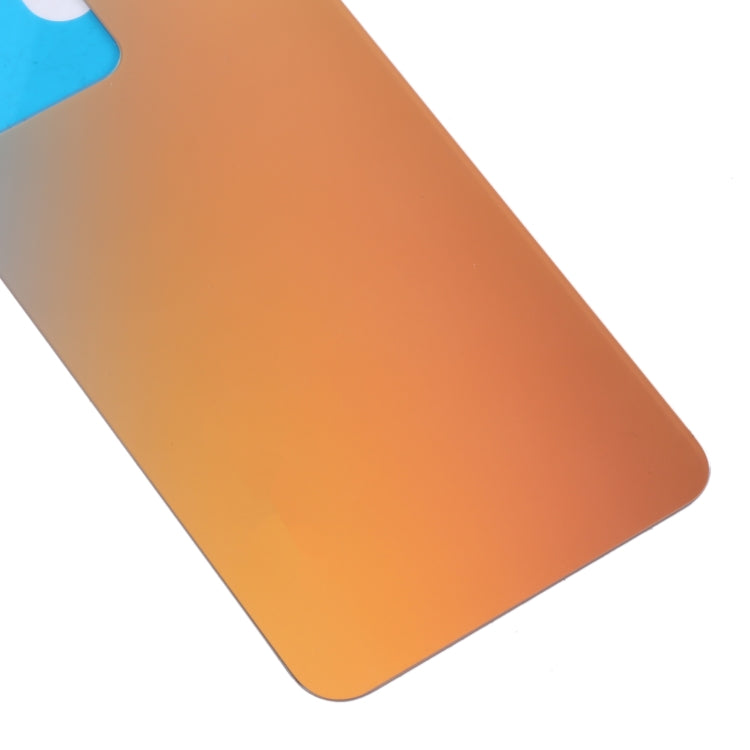 For vivo S12 / V23 5G V2162A V2130 Glass Battery Back Cover (Yellow) - Back Cover by PMC TechLife | Online Shopping South Africa | PMC TechLife