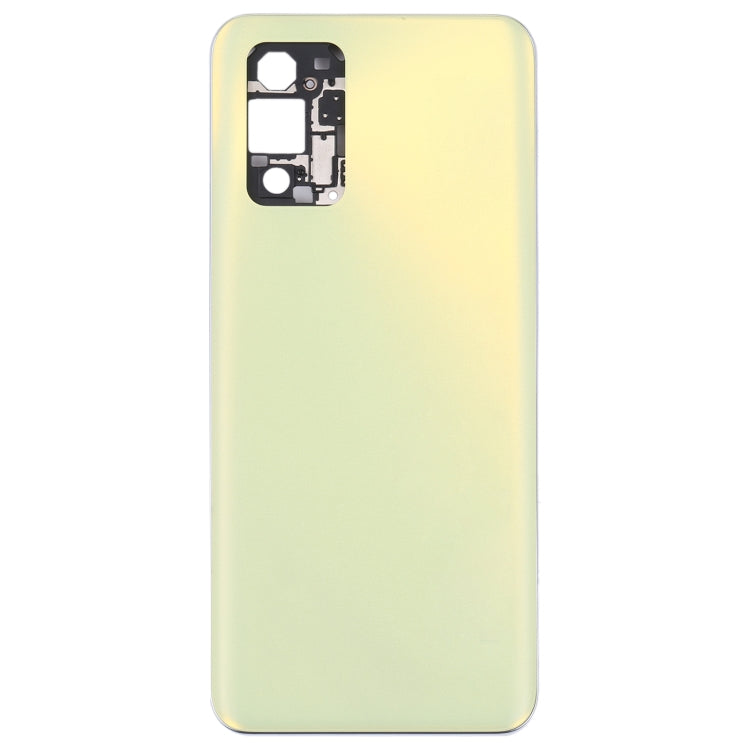For OPPO Realme Q3 Pro 5G / Realme Q3 Pro Carnival Original Battery Back Cover + Middle Frame (Yellow) - free shipping - PMC TechLife - Order now!