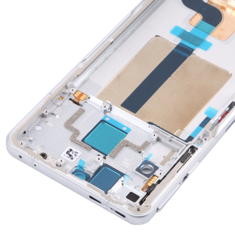Front Housing LCD Frame Bezel Plate for Xiaomi Redmi K50 Gaming/Poco F4 GT(White) - Frame Bezel Plate by PMC TechLife | Online Shopping South Africa | PMC TechLife