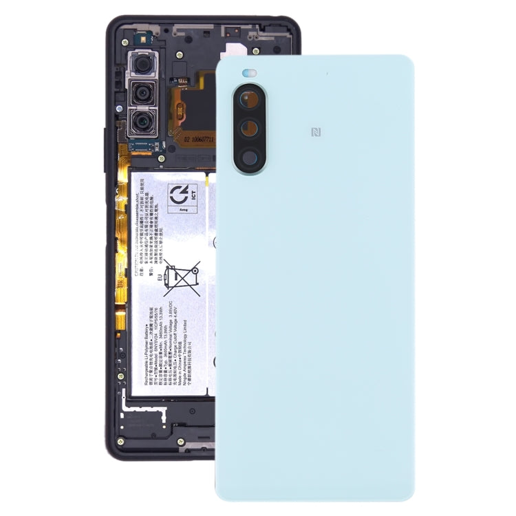 Original Battery Back Cover with Fingerprint for Sony Xperia 10 II(Green) - Back Cover by PMC TechLife | Online Shopping South Africa | PMC TechLife