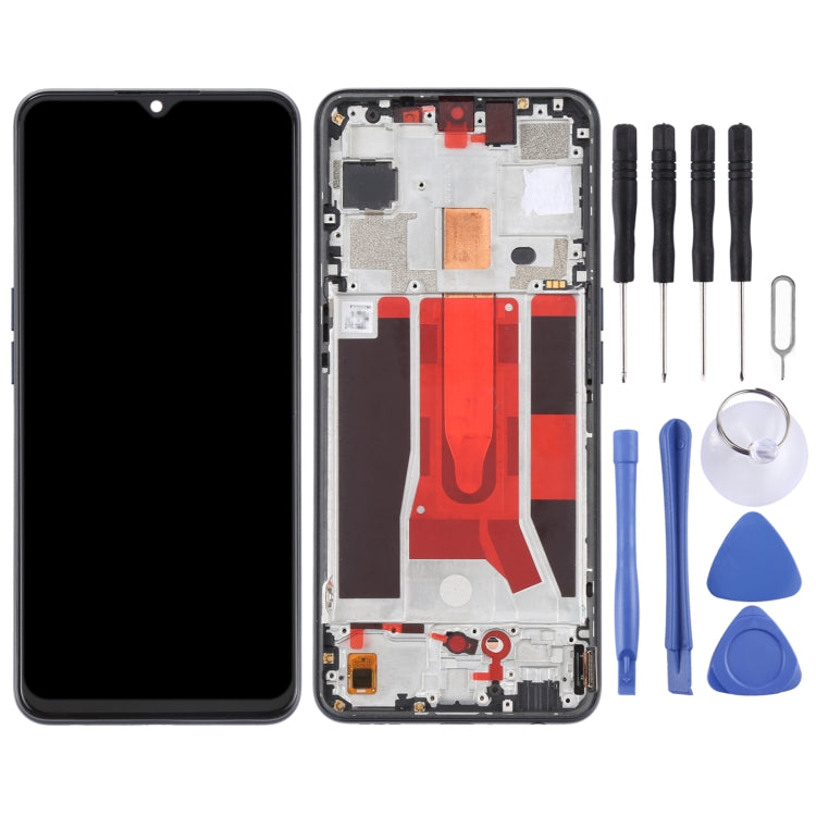 Original LCD Screen For OPPO Reno3 5G/Reno3 Youth/F15/Find X2 Lite/K7 5G Digitizer Full Assembly with Frame (Black) - free shipping - PMC TechLife - Order now!