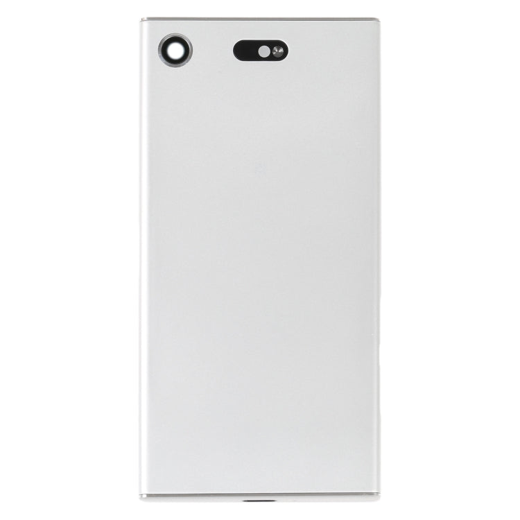 Original Battery Back Cover with Camera Lens Cover for Sony Xperia XZ1 Compact(Silver) - Back Cover by PMC TechLife | Online Shopping South Africa | PMC TechLife