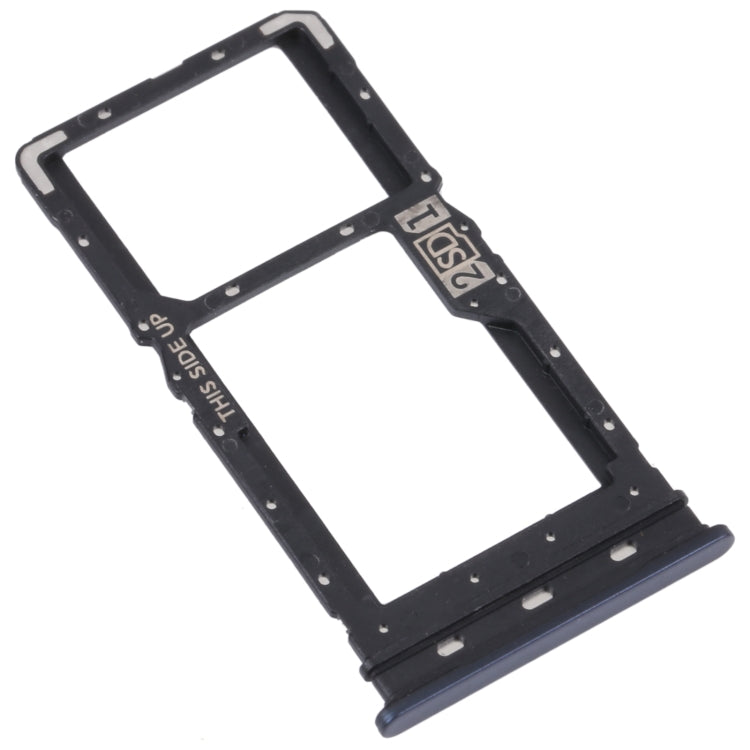 For Motorola Moto G62 5G / Moto G62 India SIM Card Tray + SIM / Micro SD Card Tray(Black) - Card Socket by PMC TechLife | Online Shopping South Africa | PMC TechLife