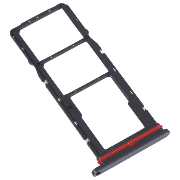 For Motorola Moto G22 SIM Card Tray + SIM Card Tray + Micro SD Card Tray (Black) - Card Socket by PMC TechLife | Online Shopping South Africa | PMC TechLife