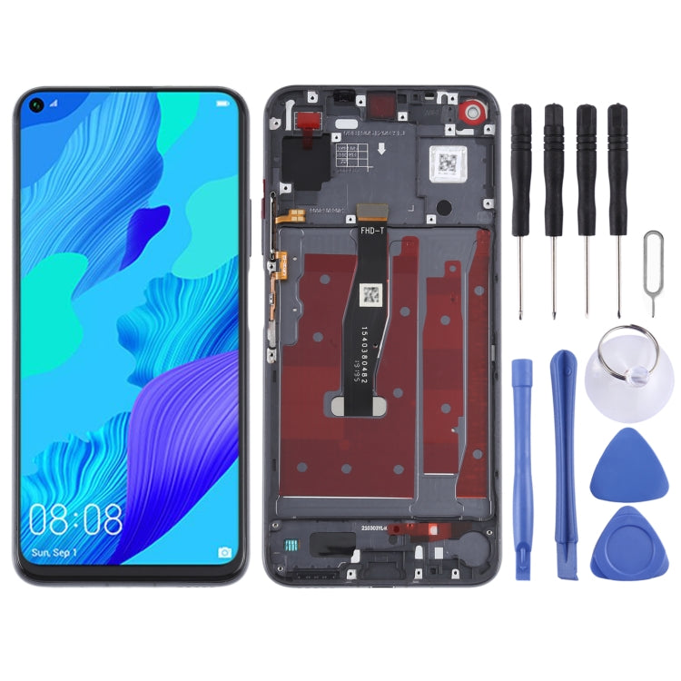 Original LCD Screen For Honor 20 / Huawei Nova 5T Digitizer Full Assembly with Frame(Black) - free shipping - PMC TechLife - Order now!