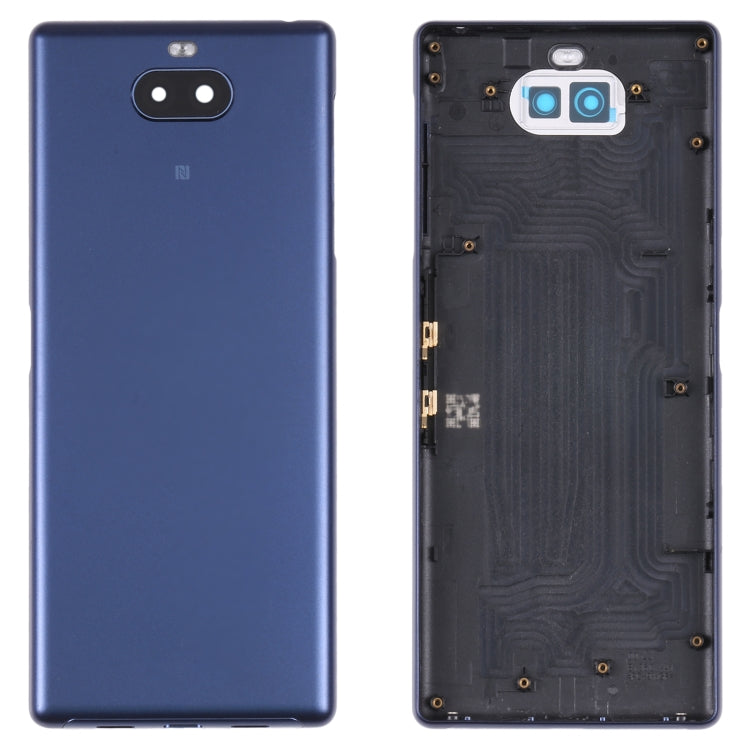 For Sony Xperia 10 Original Battery Back Cover(Blue) - Back Cover by PMC TechLife | Online Shopping South Africa | PMC TechLife