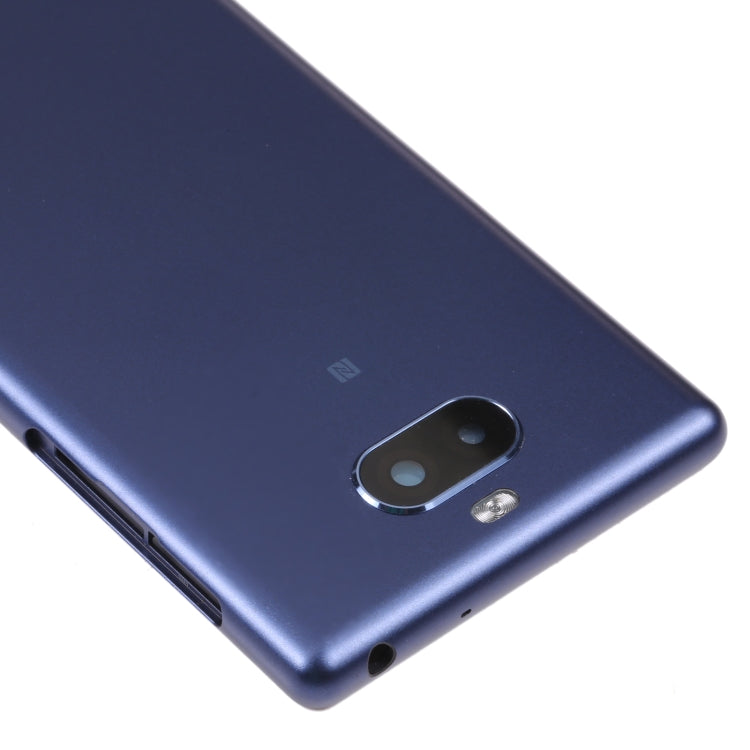 For Sony Xperia 10 Original Battery Back Cover(Blue) - Back Cover by PMC TechLife | Online Shopping South Africa | PMC TechLife