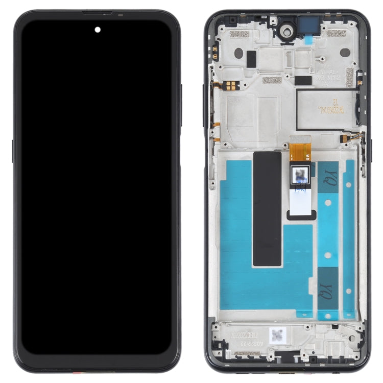 OEM LCD Screen For Nokia X100 Digitizer Full Assembly with Frame(Black) - LCD Screen by PMC TechLife | Online Shopping South Africa | PMC TechLife | Buy Now Pay Later Mobicred