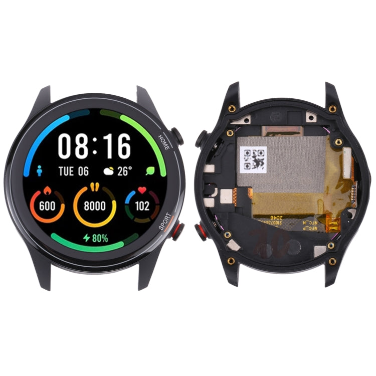 Original LCD Screen For Xiaomi Mi Watch / Watch Color Sport / Watch Revolve Active Digitizer Full Assembly with Frame (Black) - free shipping - PMC TechLife - Order now!