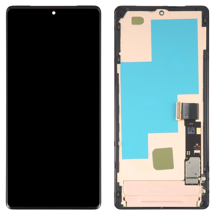 For Google Pixel 7 Pro GV4BC GE2AE Original AMOLED LCD Screen Digitizer Full Assembly with Frame (Black) - free shipping - PMC TechLife - Order now!