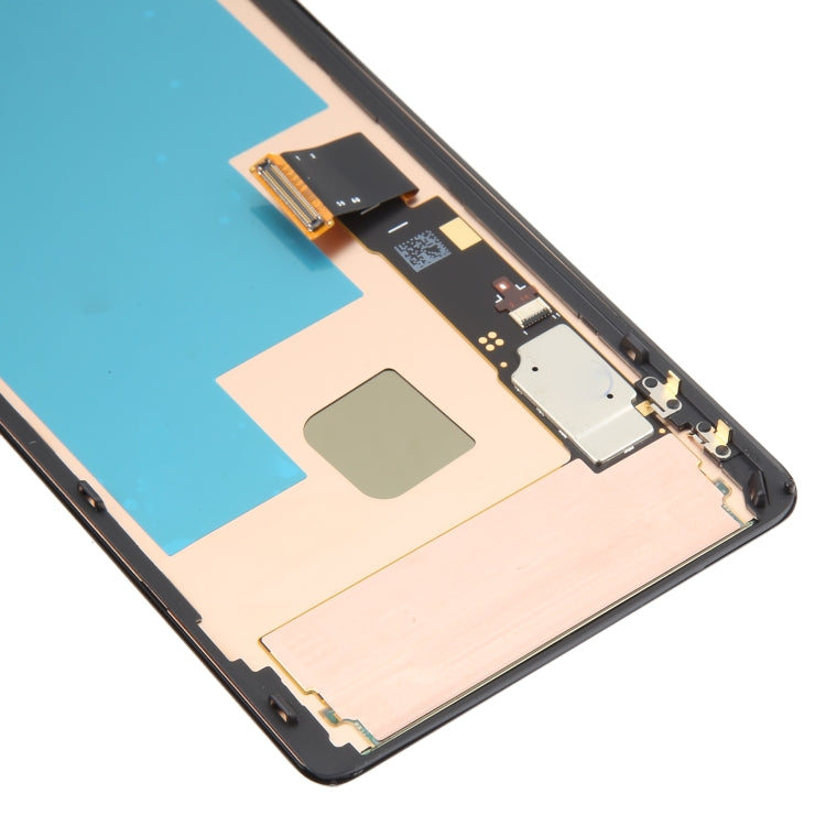 For Google Pixel 7 Pro GV4BC GE2AE Original AMOLED LCD Screen Digitizer Full Assembly with Frame (Black) - free shipping - PMC TechLife - Order now!