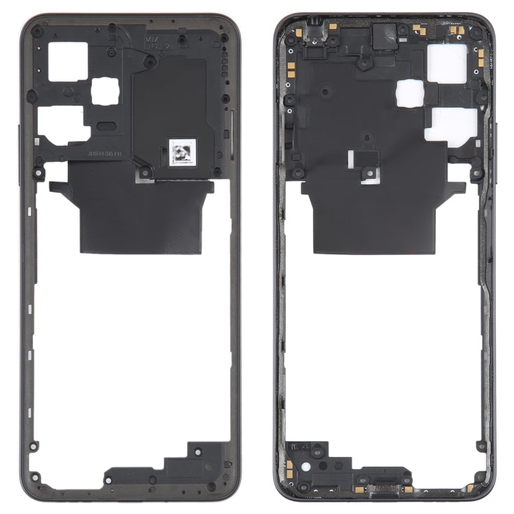 For Xiaomi Redmi Note 12 Middle Frame Bezel Plate (Black) - Frame Bezel Plate by PMC TechLife | Online Shopping South Africa | PMC TechLife