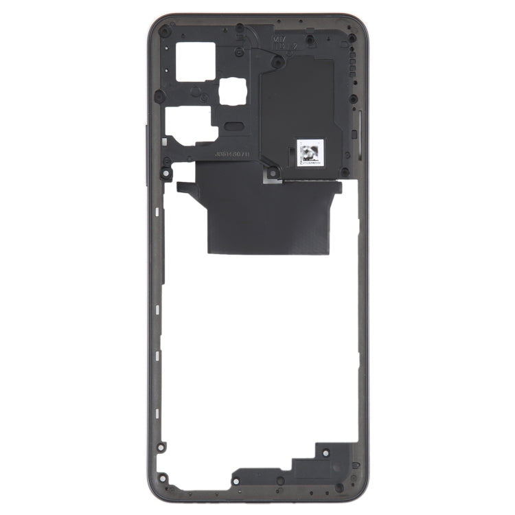 For Xiaomi Redmi Note 12 Middle Frame Bezel Plate (Black) - Frame Bezel Plate by PMC TechLife | Online Shopping South Africa | PMC TechLife
