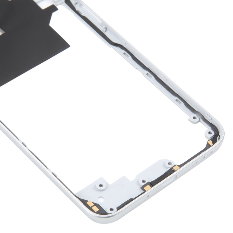 For Xiaomi Redmi Note 12 Middle Frame Bezel Plate (White) - Frame Bezel Plate by PMC TechLife | Online Shopping South Africa | PMC TechLife