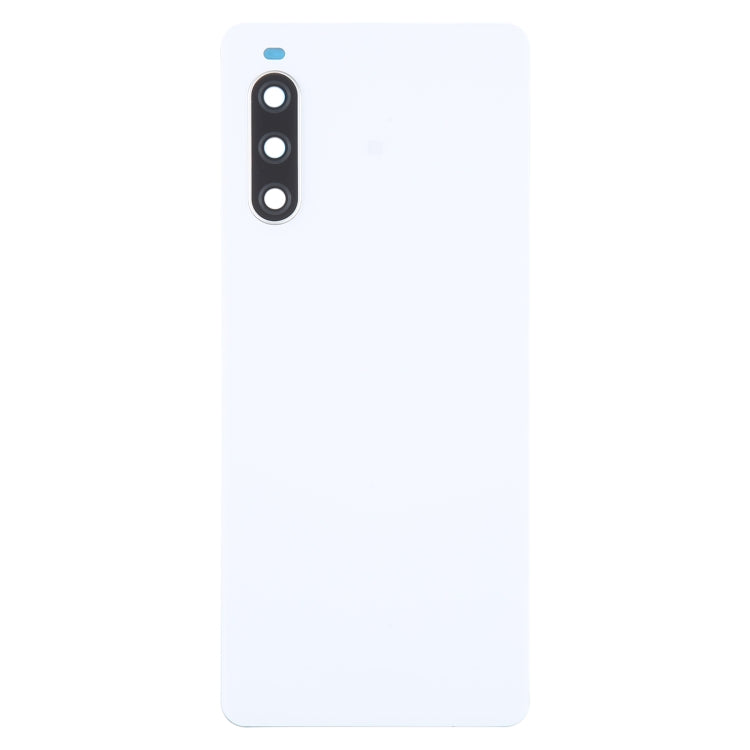 For Sony Xperia 10 IV Original Battery Back Cover(White) - Back Cover by PMC TechLife | Online Shopping South Africa | PMC TechLife