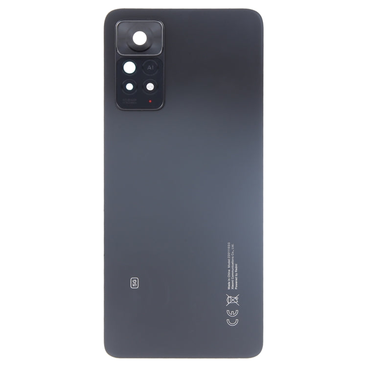 For Xiaomi Redmi Note 11 Pro+ 5G India Original Battery Back Cover with Camera Lens Cover(Black) - Back Cover by PMC TechLife | Online Shopping South Africa | PMC TechLife