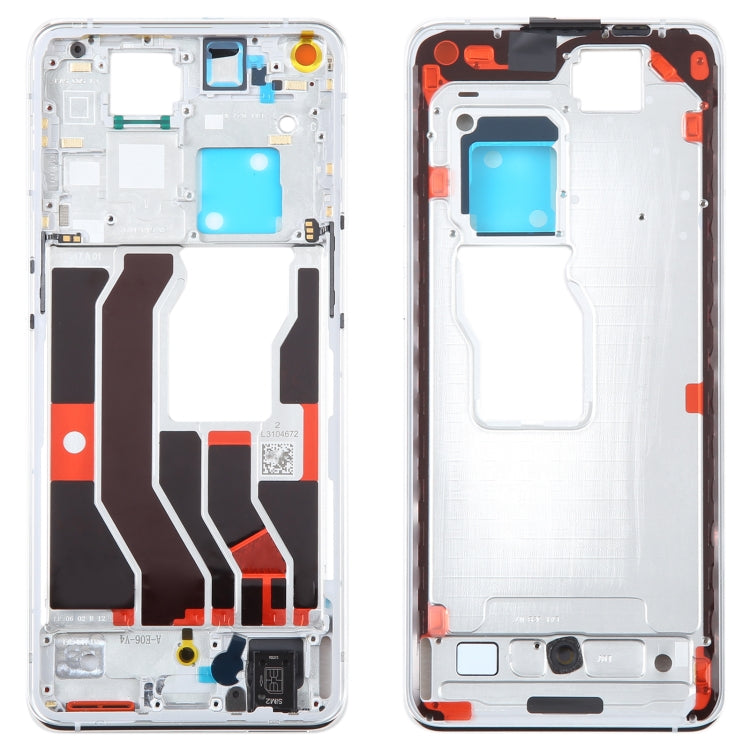 For OPPO Find X3 Pro Original Front Housing LCD Frame Bezel Plate (Silver) - Frame Bezel Plate by PMC TechLife | Online Shopping South Africa | PMC TechLife