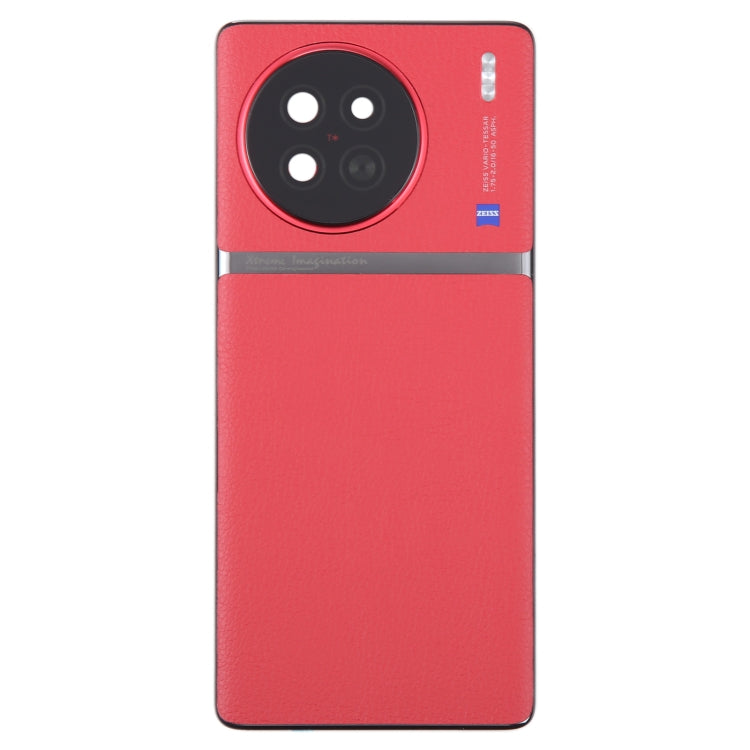 For vivo X90 Original Battery Back Cover with Camera Lens Cover(Red) - Back Cover by PMC TechLife | Online Shopping South Africa | PMC TechLife