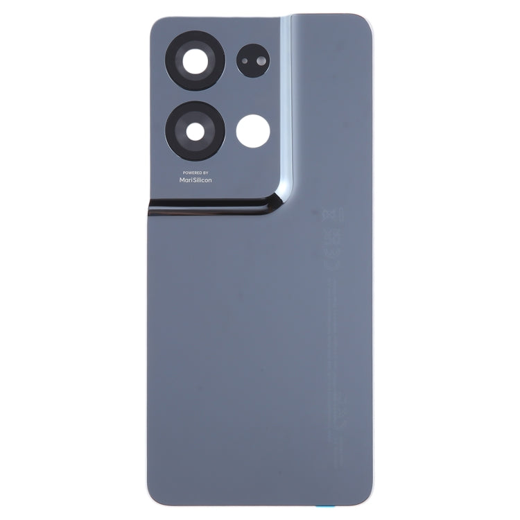 For OPPO Reno8 Pro 5G Original Battery Back Cover with Camera Lens Cover(Black) - Back Cover by PMC TechLife | Online Shopping South Africa | PMC TechLife | Buy Now Pay Later Mobicred